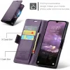 Coque portefeuille CASEME Litchi Texture pour Xiaomi Redmi 14C / Xiaomi Poco C75 - Violet 9