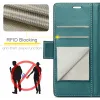 Coque portefeuille CASEME Litchi Texture pour Xiaomi Redmi 14C / Xiaomi Poco C75 - Vert 4