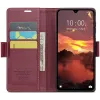 Coque portefeuille CASEME Litchi Texture pour Xiaomi Redmi 14C / Xiaomi Poco C75 - Rouge 6