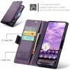 Coque portefeuille CASEME Litchi Texture pour Google Pixel 9a - Violet 9