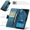 Coque portefeuille CASEME Litchi Texture pour Samsung Galaxy A36 - Bleu 5