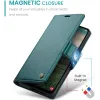 Coque portefeuille CASEME Litchi Texture pour Samsung Galaxy A36 - Vert 10