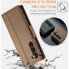 Coque portefeuille CASEME Litchi Texture pour Samsung Galaxy S25 - Marron 11