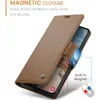 Coque portefeuille CASEME Litchi Texture pour Samsung Galaxy S25 Plus - Marron 8