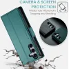 Coque portefeuille CASEME Litchi Texture pour Samsung Galaxy S25 Plus - Vert 2