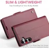 Coque portefeuille CASEME Litchi Texture pour Samsung Galaxy S25 Plus - Rouge 10