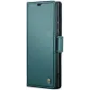 Coque portefeuille CASEME Litchi Texture pour Samsung Galaxy S25 Ultra - Vert 5