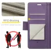 Coque portefeuille CASEME Litchi Texture pour Oppo Reno13 - Violet 5