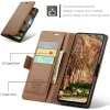 Coque portefeuille CASEME Litchi Texture pour Oppo Reno13 F 4G/5G / Reno13 FS 5G - Marron 2