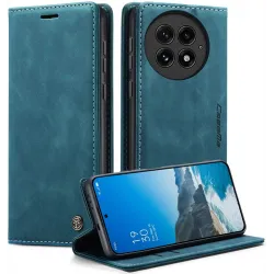 Coque portefeuille CASEME Retro Texture pour OnePlus 13 - Bleu