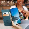 Coque portefeuille CASEME Retro Texture pour OnePlus 13 - Bleu 3
