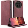 Coque portefeuille CASEME Retro Texture pour OnePlus 13 - Bordeaux