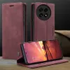 Coque portefeuille CASEME Retro Texture pour OnePlus 13 - Bordeaux 11