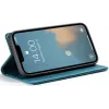 Coque portefeuille CASEME Retro Texture pour Apple iPhone 17e/16e - Bleu 7