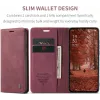 Coque portefeuille CASEME Retro Texture pour Oppo Reno13 F 4G/5G / Reno13 FS 5G - Bordeaux 6
