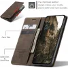 Coque portefeuille CASEME Retro Texture pour Oppo Reno13 F 4G/5G / Reno13 FS 5G - Marron foncé 3