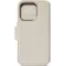 Coque portefeuille en cuir véritable Decoded en cuir véritable 2-en-1 pour Apple iPhone 15 Pro - Clay
