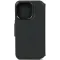 Coque portefeuille en cuir véritable Decoded en cuir véritable 2-en-1 pour Apple iPhone 15 Pro - Noir