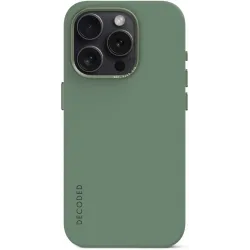 Coque arrière en silicone Decoded avec MagSafe pour Apple iPhone 15 Pro Max - Sage Leaf