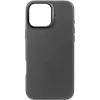 Coque arrière Decoded en cuir véritable pour Apple iPhone 16 Pro Max - Noir 2