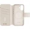Coque portefeuille en cuir véritable Decoded en cuir véritable 2-en-1 pour Apple iPhone 16 - Clay 5