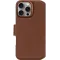 Coque portefeuille en cuir véritable Decoded en cuir véritable 2-en-1 pour Apple iPhone 16 Pro Max - Tan