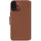 Coque portefeuille en cuir véritable Decoded en cuir véritable 2-en-1 pour Apple iPhone 16 Plus - Tan