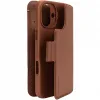 Coque portefeuille en cuir véritable Decoded en cuir véritable 2-en-1 pour Apple iPhone 16 Plus - Tan 3