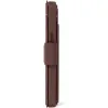 Coque portefeuille en cuir véritable Decoded en cuir véritable 2-en-1 pour Apple iPhone 17e/16e - Chocolate Brown 5