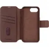 Coque portefeuille en cuir véritable Decoded en cuir véritable 2-en-1 pour Apple iPhone 17e/16e - Chocolate Brown 6