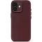 Coque arrière Decoded en cuir véritable pour Apple iPhone 17 - Dark Ruby