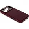 Coque arrière Decoded en cuir véritable pour Apple iPhone 17 Pro - Dark Ruby 6
