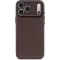 Coque arrière Decoded en cuir véritable pour Apple iPhone 17 Pro - Chocolate Brown