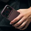 Coque arrière Decoded en cuir véritable pour Apple iPhone 17 Pro - Chocolate Brown 4