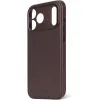 Coque arrière Decoded en cuir véritable pour Apple iPhone 17 Pro - Chocolate Brown 10
