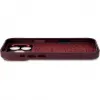 Coque arrière Decoded en cuir véritable pour Apple iPhone 17 Pro Max - Dark Ruby 4