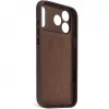Coque arrière Decoded en cuir véritable pour Apple iPhone 17 Pro Max - Chocolate Brown 5