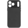 Coque arrière Decoded en cuir véritable pour Apple iPhone 17 Pro Max - Noir 7