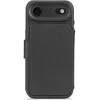 Coque portefeuille en cuir véritable Decoded en cuir véritable 2-en-1 pour Apple iPhone Air - Noir