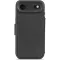 Coque portefeuille en cuir véritable Decoded en cuir véritable 2-en-1 pour Apple iPhone Air - Noir
