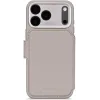 Coque portefeuille en cuir véritable Decoded en cuir véritable 2-en-1 pour Apple iPhone 17 Pro - Solid Clay