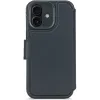 Coque portefeuille détachable Decoded en cuir véritable 2-en-1 pour Apple iPhone 17 - Navy Shadow 0