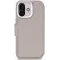 Coque portefeuille en cuir véritable Decoded en cuir véritable 2-en-1 pour Apple iPhone 17 - Solid Clay