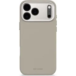 Coque arrière en silicone Decoded avec MagSafe pour Apple iPhone 17 Pro Max - Soft Taupe