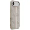 Coque arrière rigide Guess 4G Printed Stripes avec MagSafe pour Apple iPhone Air - Rose 2