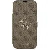 Coque portefeuille Guess 4G Big Metal Logo pour Apple iPhone 17 Pro Max - Marron 4