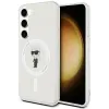 Coque arrière Karl Lagerfeld IML Ikonik avec MagSafe pour Samsung Galaxy S24 - Transparent