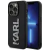 Coque arrière Karl Lagerfeld 3D Rubber Glitter Logo pour Apple iPhone 15 Pro Max - Noir 0