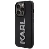Coque arrière Karl Lagerfeld 3D Rubber Glitter Logo pour Apple iPhone 15 Pro Max - Noir 1