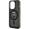 Coque arrière Karl Lagerfeld IML Ikonik avec MagSafe pour Apple iPhone 15 Pro - Noir 6